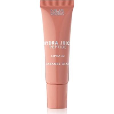 MUA Makeup Academy Hydra Juice Peptide Lip Balm nawilżający balsam do ust do nabłyszczenia zapachy Caramel Glaze 10 ml