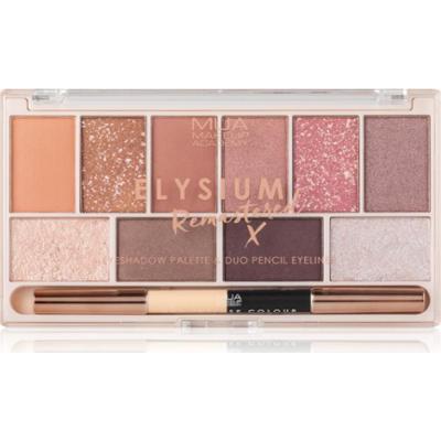 MUA Makeup Academy Elysium Remastered paleta 10 cieni do powiek podwójne 17 g