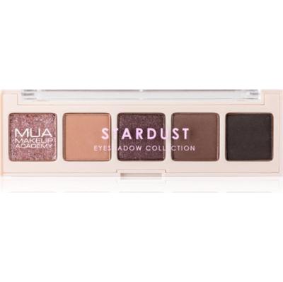 MUA Makeup Academy Eyeshadow Collection 5 Shade Palette paleta cieni do powiek odcień Stardust 3.8 g