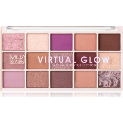 MUA Makeup Academy Eyeshadow Collection 15 Shade Palette paleta cieni do powiek odcień Virtual Glow 12 g
