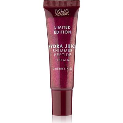 MUA Makeup Academy Hydra Juice Peptide Shimmer Lip Balm balsam do ust zapewniający błyszczący połysk odcień Chery Kiss 10 ml