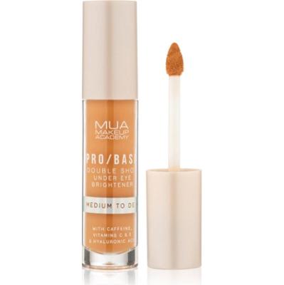 MUA Makeup Academy PRO/BASE Double Shot rozświetlacz pod oczy z kofeiną odcień Medium to Deep 5 ml