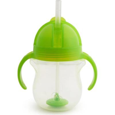 Munchkin Click Lock™ Tip & Sip kubek ze słomką z odważnikiem Green 6 m+ 207 ml