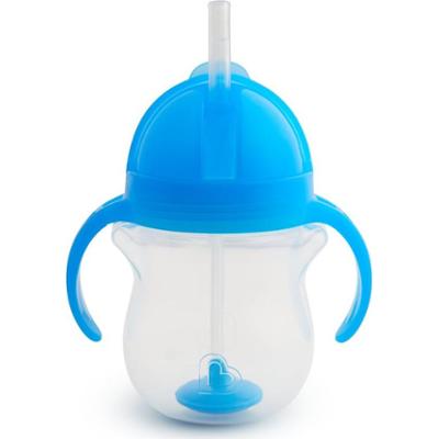 Munchkin Click Lock™ Tip & Sip kubek ze słomką z odważnikiem Blue 6 m+ 207 ml