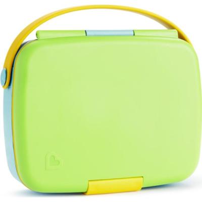Munchkin Bento Box komplet naczyń dla dzieci Green 18 m+ 1 szt.