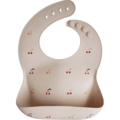 Mushie Silicone Baby Bib śliniak Cherries 1 szt.