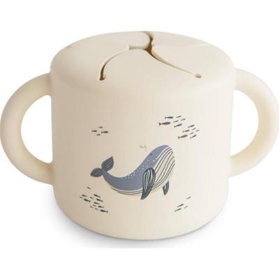 Mushie Baby Snack Cup kubek na przekąskę Whales 1 szt.