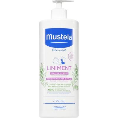 Mustela Bébé Liniment mleczko oczyszczające dla dzieci od urodzenia 750 ml