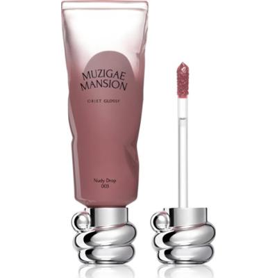 MUZIGAE MANSION Objet Glossy nawilżający błyszczyk do ust odcień 003 Nudy Drop 6 g