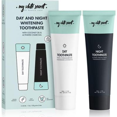 My White Secret Toothpaste Classic Mint zestaw do pielęgnacji zębów dla efektu śnieżnobiałych zębów