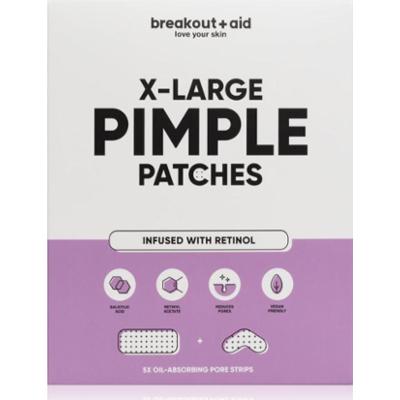 breakout + aid Pimple Patches X-Large antytrądzikowa pielęgnacja punktowa z retinolem 5 szt.