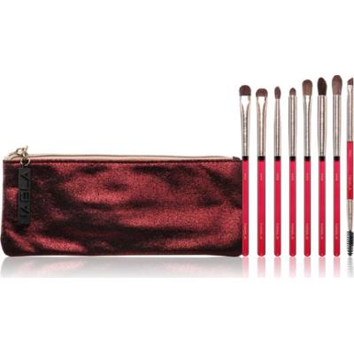 NABLA Cosmetics Ruby zestaw pędzli do makijażu oczu z futerałem