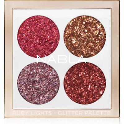 NABLA Cosmetics Ruby Lights paleta cieni do powiek 4 g