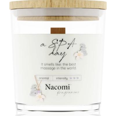 Nacomi Soy Candle Home Fragrances świeczka zapachowa z drewnianym knotem 140 g