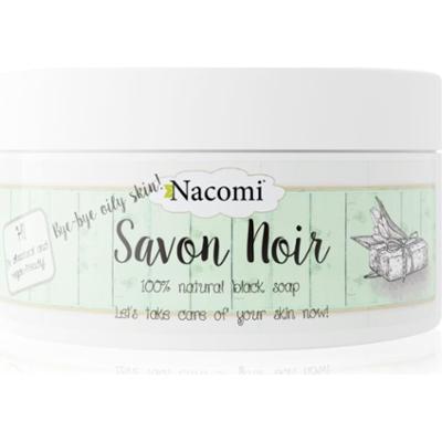 Nacomi Bye-Bye oily skin! czarne mydło do twarzy i ciała 120 g
