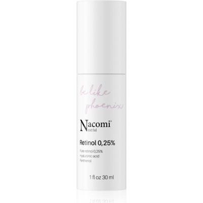 Nacomi Next Level Be Like Phoenix serum przeciwzmarszczkowe na noc Retinol 0,25 % 30 ml