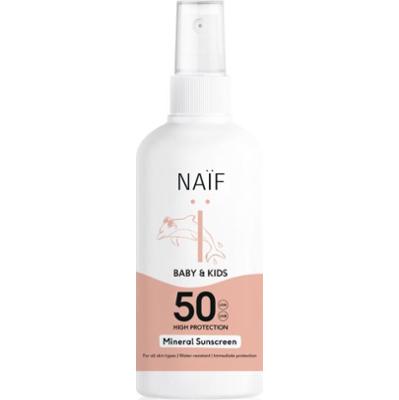 Naif Baby & Kids Mineral Sunscreen SPF 50 spray ochronny do opalania dla dzieci 100 ml