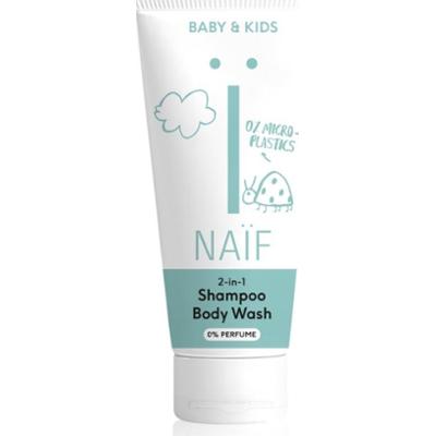 Naif Baby & Kids 2-in-1 żel do mycia i szampon dla dzieci nieperfumowany 200 ml