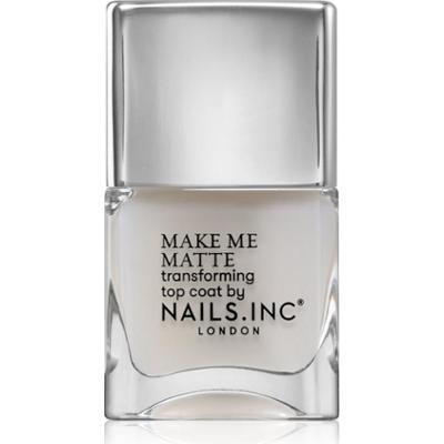 Nails Inc. Better on Top Matte szybkoschnący lakier bazowy do paznokci z matowym wykończeniem 14 ml