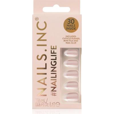 Nails Inc. #NailingLife Press-On Nails sztuczne paznokcie odcień All Out Olivia Glaze 33 szt.