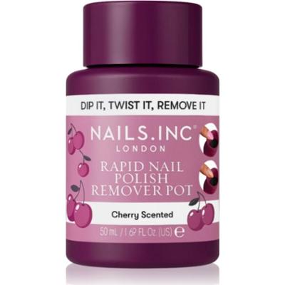 Nails Inc. Rapid Nail Polish Remover Pot Cherry Scented zmywacz do paznokci 50 ml