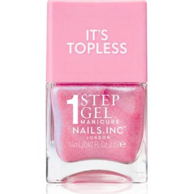 Nails Inc. It’s Topless lakier hybrydowy do paznokci dla długotrwałego efektu odcień Danielle Magenta Shimmer 14 ml