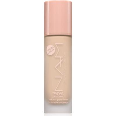 NAM Dewy długotrwały podkład w płynie z kwasem hialuronowym odcień 02 Naked 30 ml