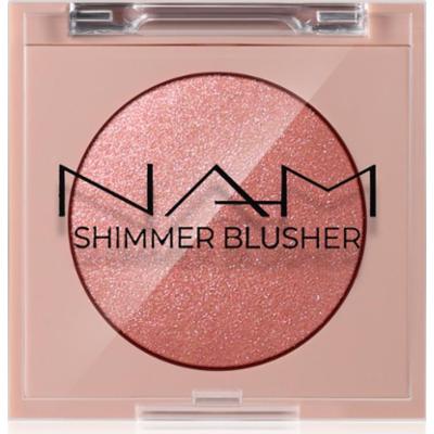 NAM Shimmer Blusher długotrwały róż do policzków odcień 2 Peach Ice Tea 4 g