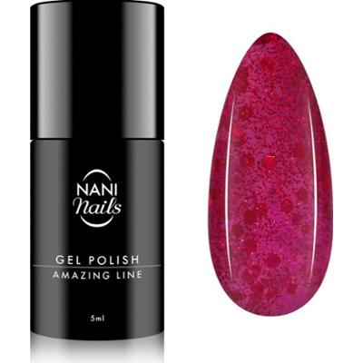 NaniNails NANI Amazing Line lakier hybrydowy do paznokci odcień Crimson Confetti 5 ml