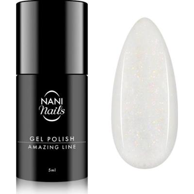 NaniNails NANI Amazing Line lakier hybrydowy do paznokci odcień Shimmer White 5 ml