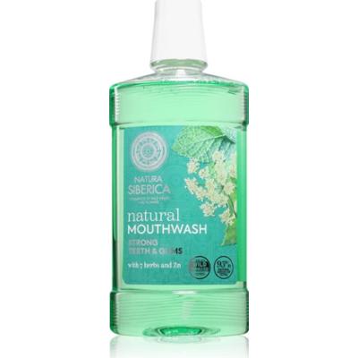 Natura Siberica Natural Mouthwash Strong Teeth & Gums ziołowy płyn do ust z cynkiem 520 ml