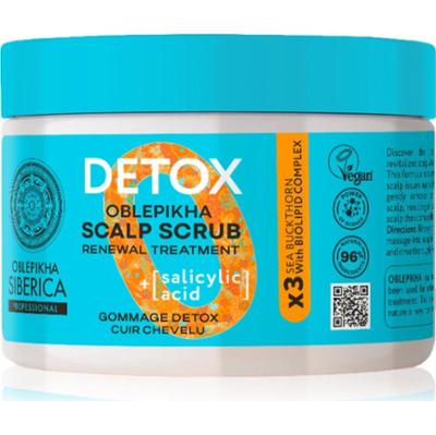 Natura Siberica Oblepikha Siberica Detox peeling z efektem detoksykującym do wszystkich rodzajów włosów 300 ml
