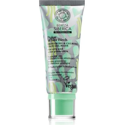 Natura Siberica Polar White Birch maseczka kojąca i regenerująca do cery tłustej i problematycznej 100 ml