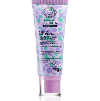 Natura Siberica Anti-Ox Wild Blueberry kremowa pianka oczyszczająca do twarzy 100 ml