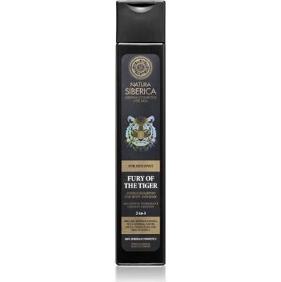 Natura Siberica For Men Only szampon energetyzujący włosów i ciała 250 ml