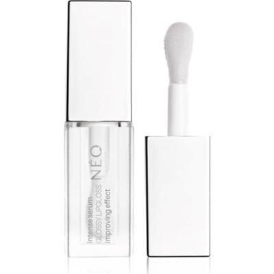 NEO MAKE UP Intense Serum Glossy Lipgloss pielęgnujący błyszczyk do ust odcień 01 Transparent 5 ml