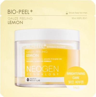 Neogen Dermalogy Bio-Peel+ Gauze Peeling Lemon złuszczające płatki do twarzy dla efektu rozjaśnienia i wygładzenia skóry 1 szt.