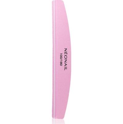 NEONAIL Nail Buffer Curved pilniczek do polerowania paznokci typ 100/180 Pink 1 szt.