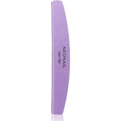 NEONAIL Nail Buffer Curved pilniczek do polerowania paznokci typ 100/180 Violet 1 szt.