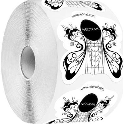 NEONAIL Nail Forms Butterfly szablony do paznokci żelowych i akrylowych 500 szt.