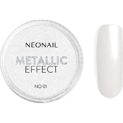 NEONAIL Effect Metallic proszek brokatowy do paznokci odcień 01 1 g