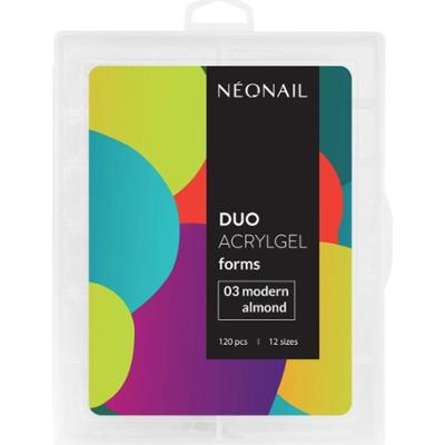 NEONAIL Duo Acrylgel Forms szablony do paznokci typ 03 Modern Almond 120 szt.