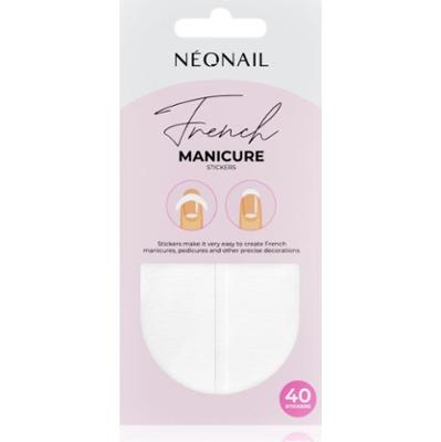 NEONAIL French Manicure Stickers naklejki na paznokcie typ 01 40 szt.
