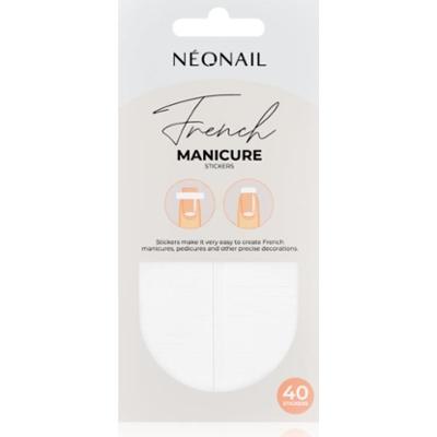 NEONAIL French Manicure Stickers naklejki na paznokcie typ 02 40 szt.