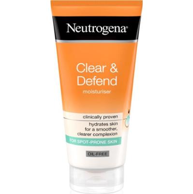 Neutrogena Clear & Defend 0.5% Salicylic Acid krem nawilżający nie zawiera oleju 50 ml