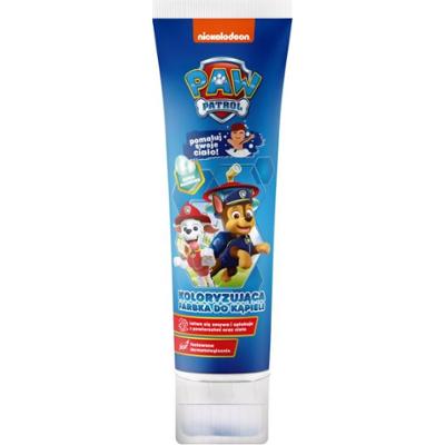 Nickelodeon Paw Patrol Coloring Bath Paint piana do kąpieli dla dzieci Blue Bubble Gum 150 ml