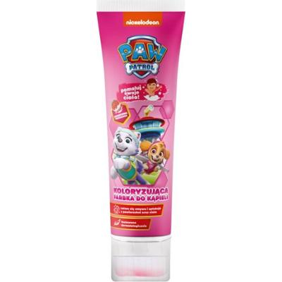 Nickelodeon Paw Patrol Coloring Bath Paint piana do kąpieli dla dzieci Pink Strawberry 150 ml