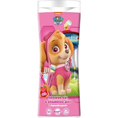 Nickelodeon Paw Patrol Shower gel& Shampoo 2in1 szampon i żel pod prysznic dla dzieci Strawberry 300 ml