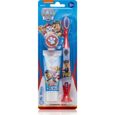 Nickelodeon Paw Patrol Travel Kit zestaw do pielęgnacji zębów dla dzieci 3y+ Soft 1 szt.