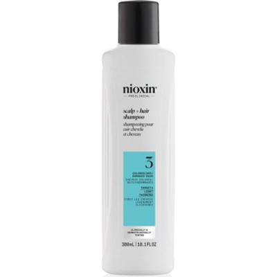 Nioxin System 3 Scalp + Hair Shampoo szampon oczyszczający do włosów przerzedzonych, farbowanych 300 ml